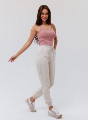 4126 Женские спортивные брюки Kota Кремовый