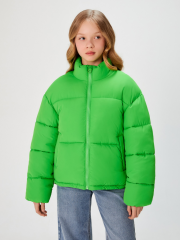 20210650034 Куртка детская для девочек Ellin зеленый ACOOLA Kids