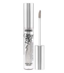 031074 LuxVisage. Жидкие тени для век Glitter Rock, тон 301 Silver Rain