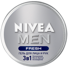 Гель для лица, рук и тела NIVEA MEN 3В1 FRESH (75мл) (83900)