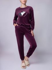 INDEFINI Пижама фиолетовый 4165TCC