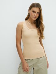 BMi_F 1321_01CE Майка (кашкорсе) Minimi Майка Beige (Бежевый)