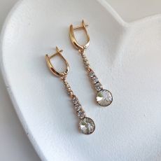 Серьги с кристаллами Swarovski