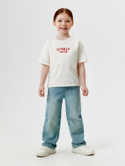 20220440109 Брюки джинсовые детские для девочек Reiat голубой ACOOLA Kids