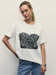 514963 ZARINA Футболка ваниль