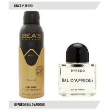 Дезодорант Beas W543 Byredo Parfums Bal D`Afrique For Women deo 200 ml, Дезодорант женский Beas W543 создан по мотивам аромата Byredo Parfums Bal D`Afrique