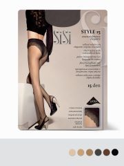 STYLE 15 SiSi Колготки Nero (Черный);Grafite (Серый);Daino (Бежевый);Naturelle (Бежевый);Moka (Коричневый);Miele (Бежевый)