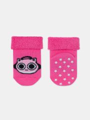 SOF-TIKI (антискользящие, с отворотом) 7С-62СП CONTE-KIDS Носки розовый