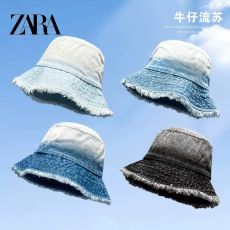 Джинсовая панама градиент ZARA