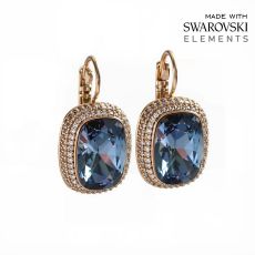 Серьги с кристаллами Swarovski
