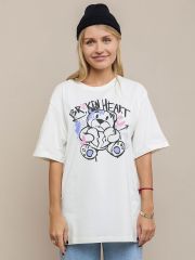 501307 BATIK Футболка Молочный