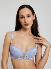 31204111224 Бюстгальтер голубой Infinity Lingerie