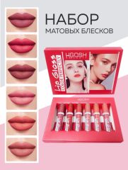 HGOSH Подарочный набор матовых блесков для губ Color Perfectly