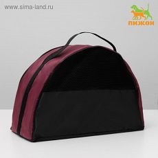4940350 Опт Сумка-переноска для животных, полукруглая, нейлон, 42 х 22 х 29 см, микс цветов