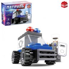 5164167 Конструктор Патруль «Полицейский джип», 33 детали