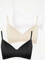 Non-Wired T-Shirt Bras 3 Pack