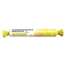 Аскорбиновая кислота ABC Healthy Food со вкусом дыни 10 таб. 25 мг