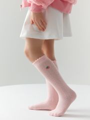 Omsa Гольфы OMSA kids Gambaletto 32A01 ажурные с рисунком на резинке и пикотами Rosa (Розовый)