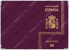 Espana Pasaporte violet