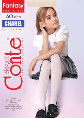 CHANEL Conte elegant Колготки CHANEL bianco