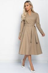 П11468 Платье LADY TAIGA Коричневое