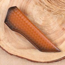 Ножны - чехол для ножа, под лезвие до 15.5×4 см, светло-коричневый