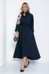 П12433-16 LT Collection Платье тёмно-синий