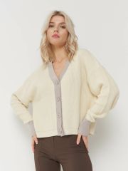 Кардиган женский 7221-14095 кремовый/ваниль BE YOU