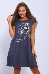 446617 Натали Сорочка серый