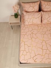 НФ-00080497 Текс-плюс Простыня Кракле, цвет пудра 220x240 ЕВРО
