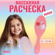 ЦЕНА ЗА 3 ШТ! АКЦИЯ! 5096660 Расчёска массажная, 5.3×17.5 см, рисунок МИКС