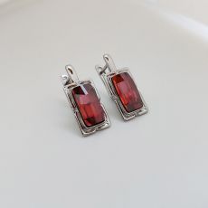 Серьги с кристаллами Swarovski