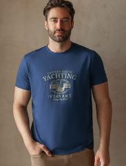 546518 VILATTE Футболка т.синий_yachting