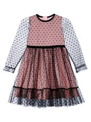 42222013 PLAYTODAY Платье черный,светло-розовый