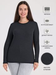 324397 Апрель Лонгслив антрацит