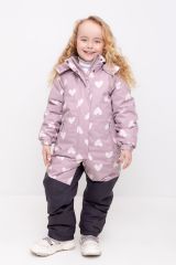 CROCKID Комбинезон ВК 60120/н/1 ГР сиреневый, сердца