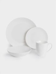 Сервиз обеденный, 4 перс, 16 пр, фарфор P, белый, White Basics