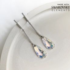 Серьги с кристаллами Swarovski