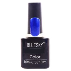 Bluesky Гель-лак для ногтей / Classic 215 SU, синий с фиолетовым шиммером, 10 мл