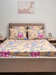НФ-00080494 Текс-плюс Простыня Маргарита, цвет бежевый 220x240 ЕВРО
