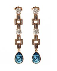 Серьги с кристаллами Swarovski