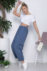 Б10843 Брюки LADY TAIGA Голубые