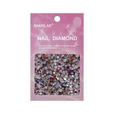 Nail Art Стразы для ногтей микс цветов и размеров, мульти