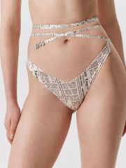 Трусы 31204122397 черный принт Infinity Lingerie