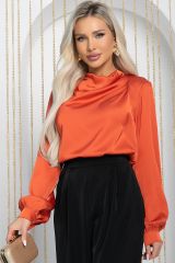 480882 LT Collection Блуза терракотовый