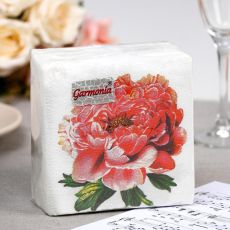 6073816 Салфетки бумажные «Гармония цвета. Пионы», 50 шт.
