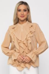 539437 LT Collection Блуза бежевый