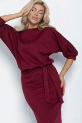 П11445 Платье LADY TAIGA Бордовое