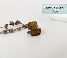 Маленький крабик для волос