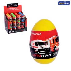 3658819 Машина металлическая в яйце «Спецслужбы», масштаб 1:64, МИКС